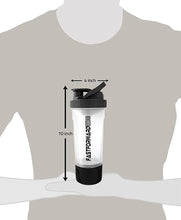 Fitness Sports Classic Protein Mixer Shaker Bottle, BPA-Free & Leakproof with Twist Lock Storage Fast Forward