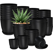 40-Pack Versatile White Plastic Plant Pots with Drainage – Perfect for Indoor Plants, Cacti, Succulents & More!