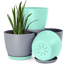 Fast Forward Premium Set of 4 Indoor Plant Pots with Drainage