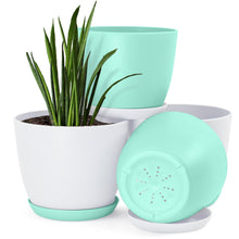 Fast Forward Premium Set of 4 Indoor Plant Pots with Drainage