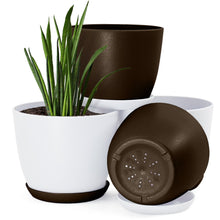 Fast Forward Premium Set of 4 Indoor Plant Pots with Drainage