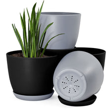 Fast Forward Premium Set of 4 Indoor Plant Pots with Drainage