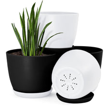 Fast Forward Premium Set of 4 Indoor Plant Pots with Drainage