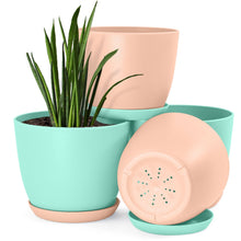 Fast Forward Premium Set of 4 Indoor Plant Pots with Drainage