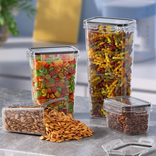 Airtight Food Storage Containers – BPA-Free Plastic Containers with Lids for Kitchen & Pantry Organization, Ideal for Dry Food, Cereal, Pasta, Flour & Sugar