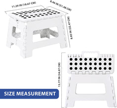 Foldable Step Stool for Kids 11 Inches Wide and 8 Inches Tall Holds Up to 136 kg light weight Fast Forward