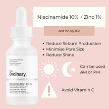 THE ORDINARY Niacinamide 10% + Zinc 1% 30ml, 1.01 Fl Oz, Liquid - Charcoal