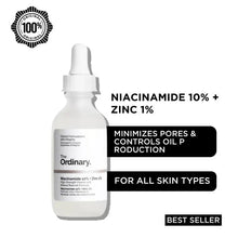 THE ORDINARY Niacinamide 10% + Zinc 1% 30ml, 1.01 Fl Oz, Liquid - Charcoal