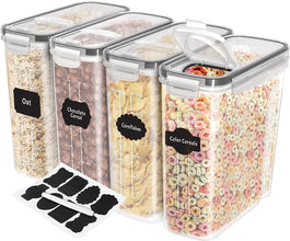 Cereal Containers Storage - Airtight Food Storage Containers & Cereal Dispenser Fast Forward