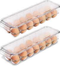 Egg Container For Refrigerator 14 Egg Container With Lid Handle Egg Holder Pack of 1 Fast Forward