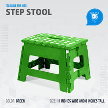 Foldable Step Stool for Kids 11 Inches Wide and 8 Inches Tall Holds Up to 136 kg light weight Fast Forward