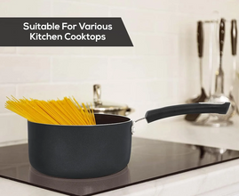 Utopia Kitchen Nonstick Saucepan Set with Lid - 1 Quart and 2 Quart Multipurpose Pots Set Use for Home Kitchen or Restaurant Utopia