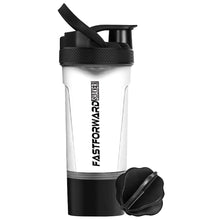 Fitness Sports Classic Protein Mixer Shaker Bottle, BPA-Free & Leakproof with Twist Lock Storage Fast Forward