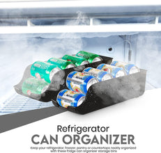 Soda Can Dispenser For Refrigerator: Clear Can Organizer Fast Forward