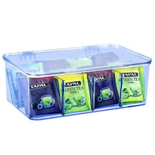 Tea Bag Organizer Stackable with Clear Top Lid Kitchen Cabinets Pantry