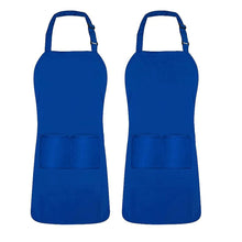 Apron with 2 Pockets Adjustable Bib & Neck Strap with Extra Long Ties Pack of 2 Fast Forward