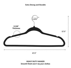 Premium Velvet Hangers Non-Slip Durable with 360 Degree Rotatable Hook 10 Pack Fast Forward