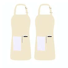 Apron with 2 Pockets Adjustable Bib & Neck Strap with Extra Long Ties Pack of 2 Fast Forward