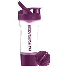 Fitness Sports Classic Protein Mixer Shaker Bottle, BPA-Free & Leakproof with Twist Lock Storage Fast Forward