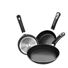 Nonstick Frying Pan Set - 3 Piece Induction Bottom - 8 Inches, 9.5 Inches and 11 Inches