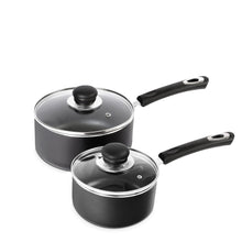 Nonstick Saucepan Set with Lid - 1 Quart and 2 Quart Multipurpose Pots Set Use for Home Kitchen or Restaurant