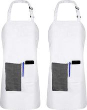 Apron with 2 Pockets Adjustable Bib & Neck Strap with Extra Long Ties Pack of 2 Fast Forward